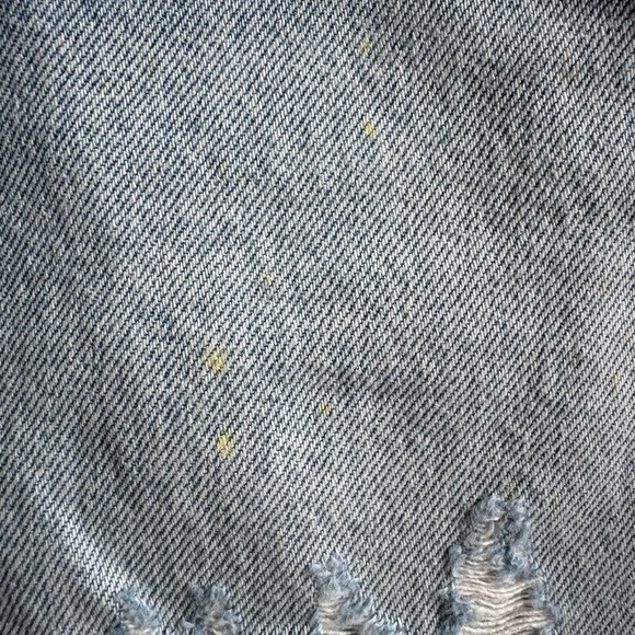 Agolde Light Blue Jean Shorts - Picture 9 of 9